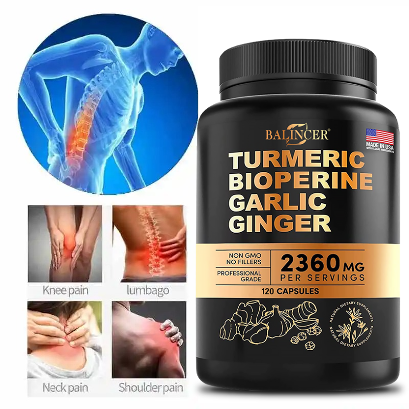 Turmeric Curcumin Capsule - Turmeric Curcumin Capsules - Ginger, Garlic