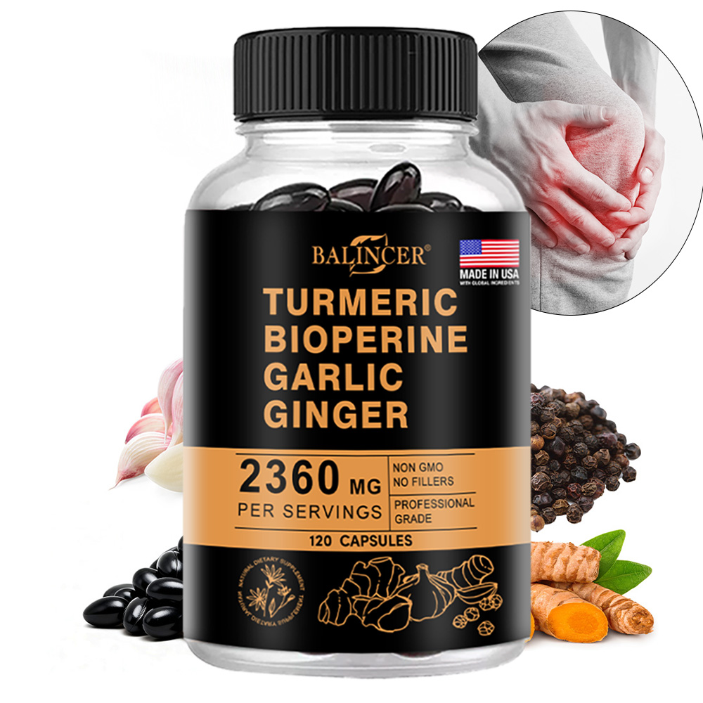 Turmeric Ginger Capsules 2360m - Turmeric Curcumin Capsule reseña y precio