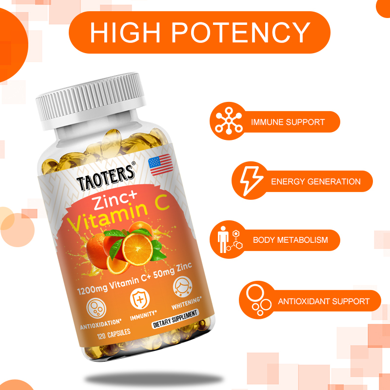 Vitamin C & Zinc Supplement fo - Zinc Supplement 50Mg reseña y precio