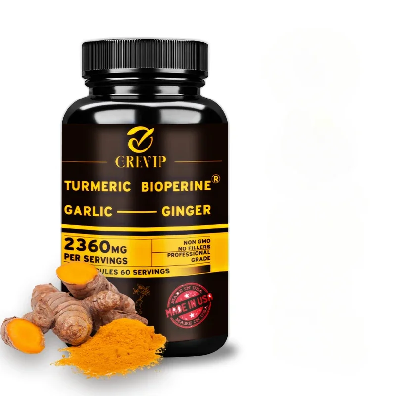 4-in-1 Turmeric Ginger Supplem - Turmeric Curcumin Capsule reseña y precio