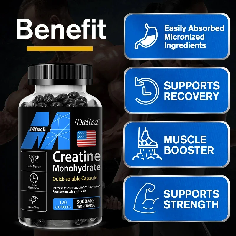 Daitea Creatine 3000 mg Monohy - Nutrition & Fitness Hub reseña y precio