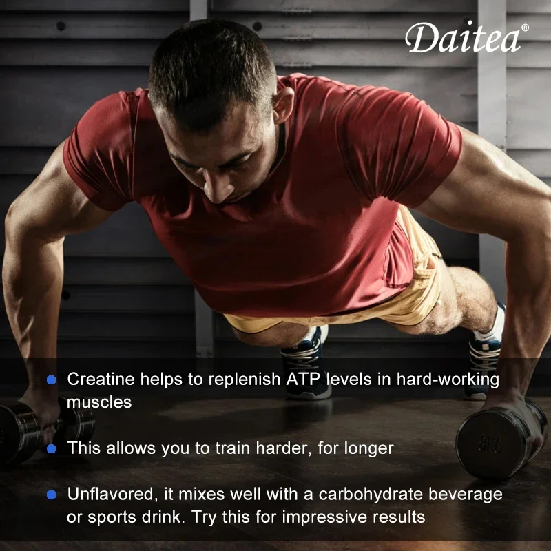 Daitea Creatine 3000 mg Monohy - Nutrition & Fitness Hub reseña y precio