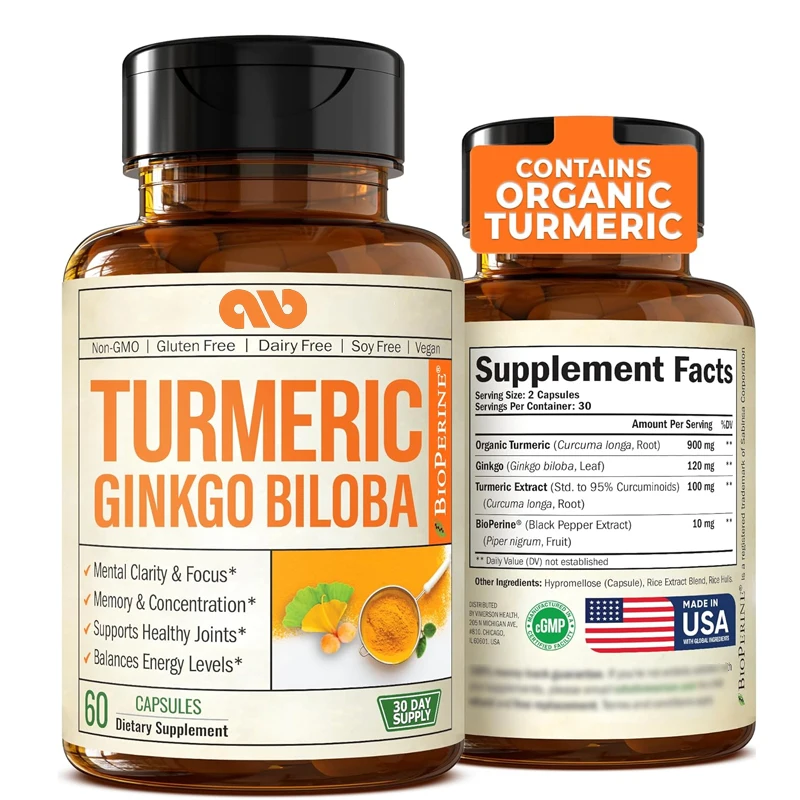 Organic Turmeric Curcumin Supp - Turmeric Curcumin Capsule reseña y precio