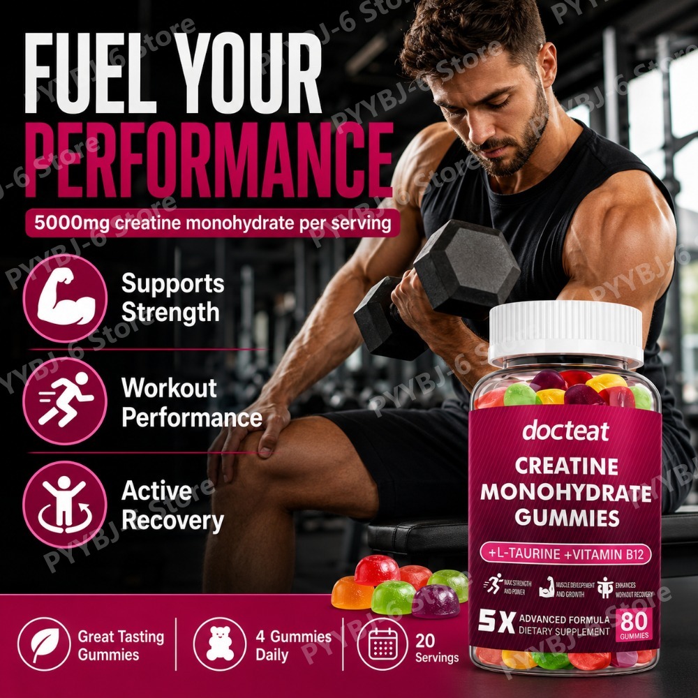 Creatine Monohydrate Gummies 8 - Nutrition & Fitness Hub reseña y precio