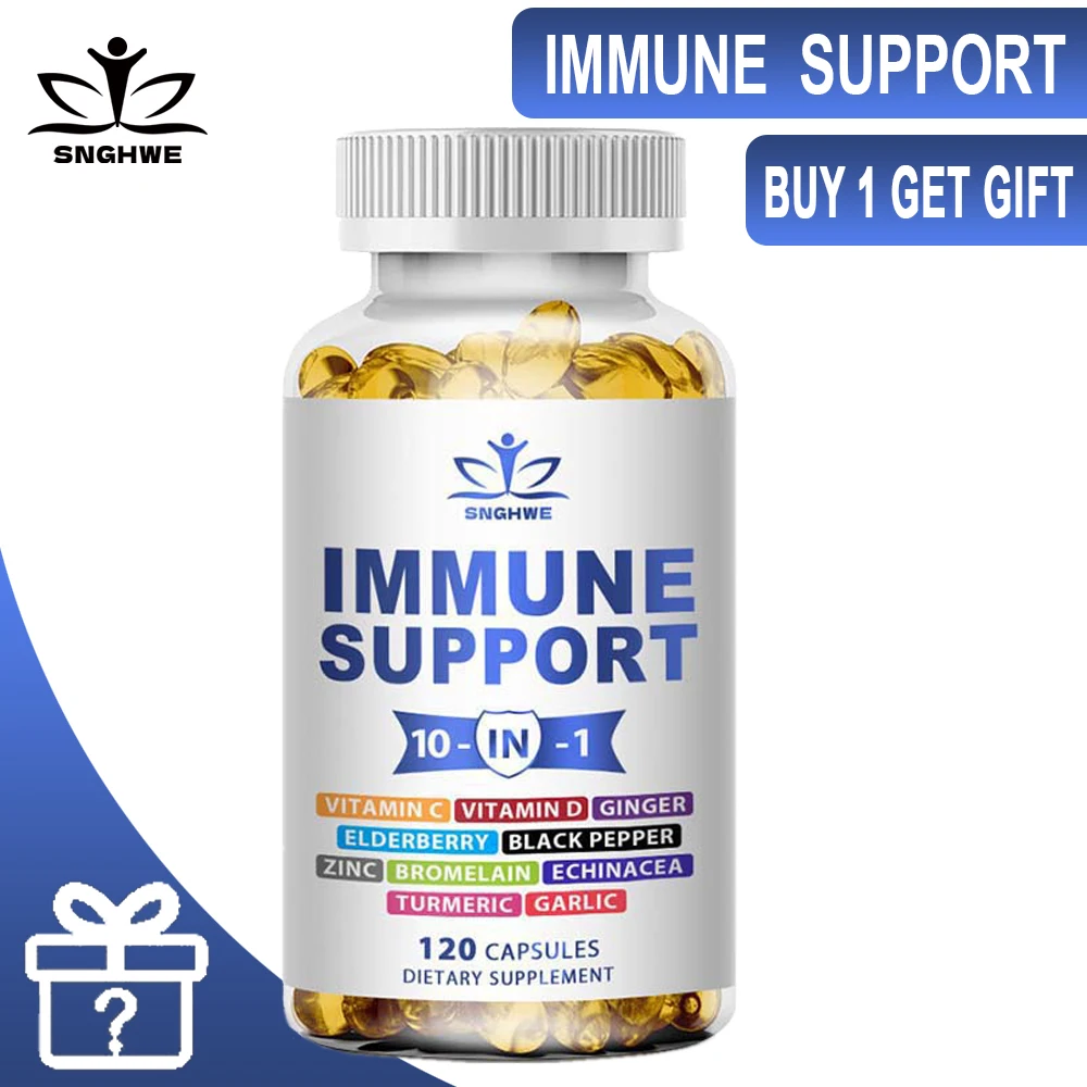 10-in-1 Immune Support Supplem - Zinc Supplement 50Mg reseña y precio