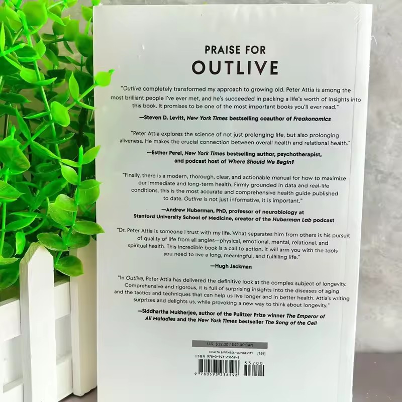 Outlive By Peter Attia Science - Nutrition And Exercise reseña y precio