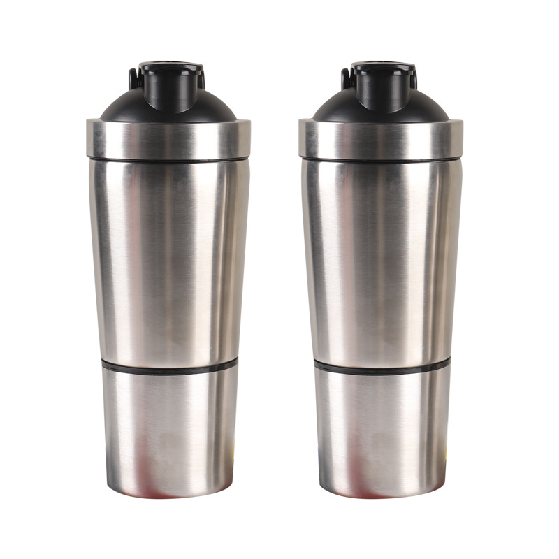 Stainless Steel Protein Shaker - Nutrition Sports Fitness reseña y precio