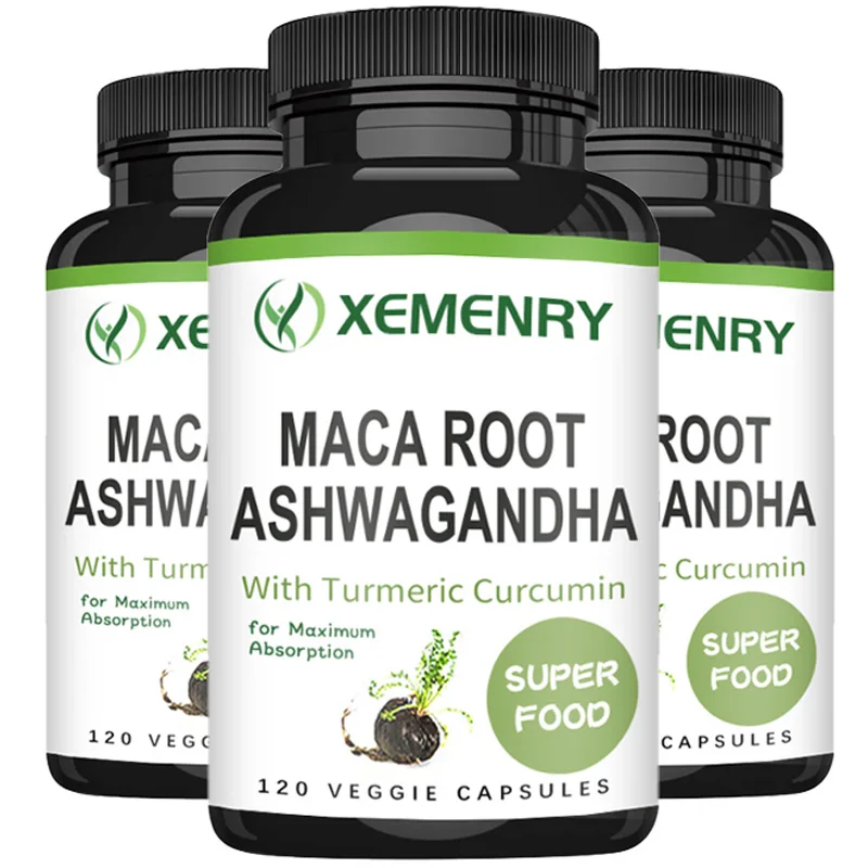 Men's Supplement - Maca Root + - Turmeric Curcumin Capsule reseña y precio