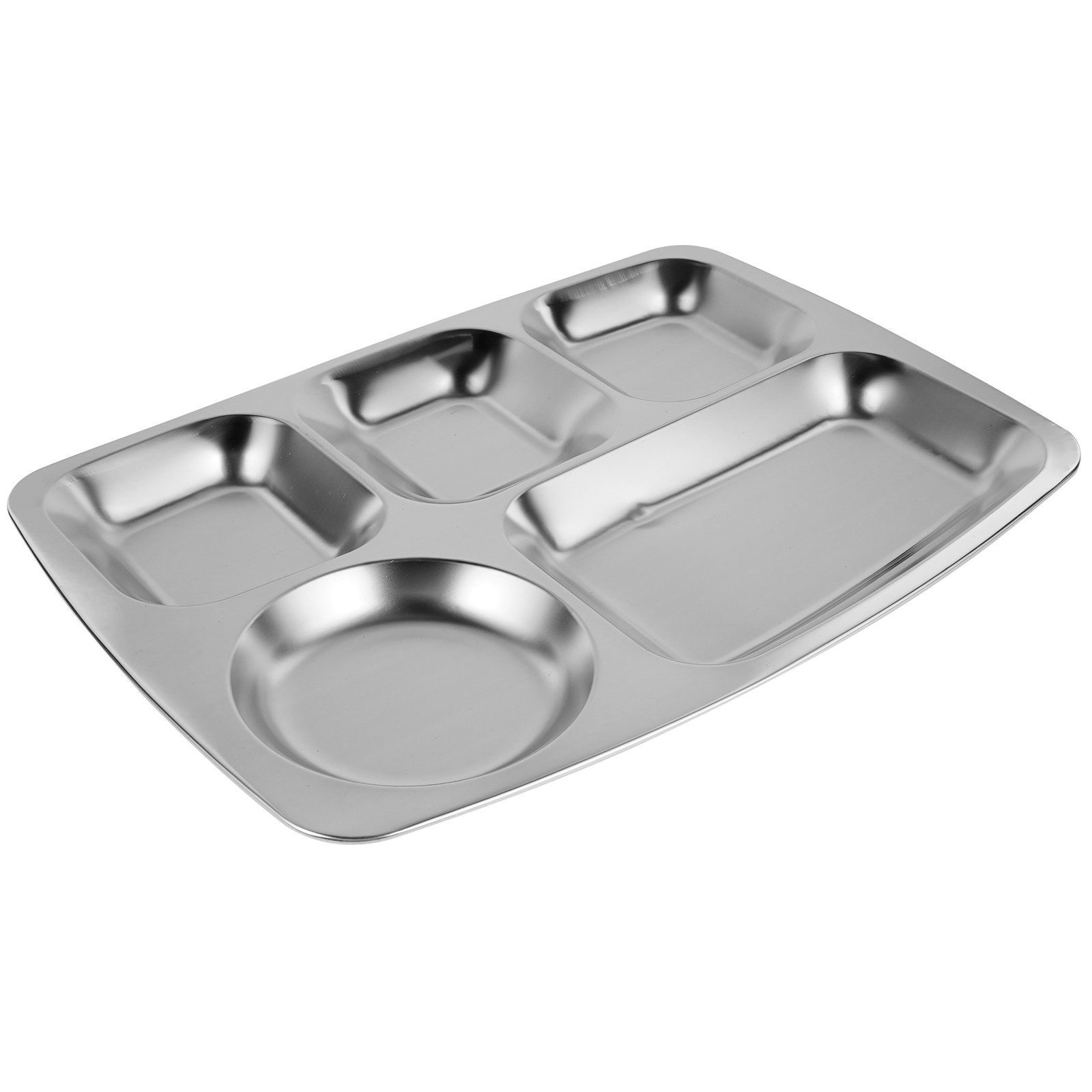 Stainless Steel Divided Food P - Nutrition & Fitness Hub reseña y precio