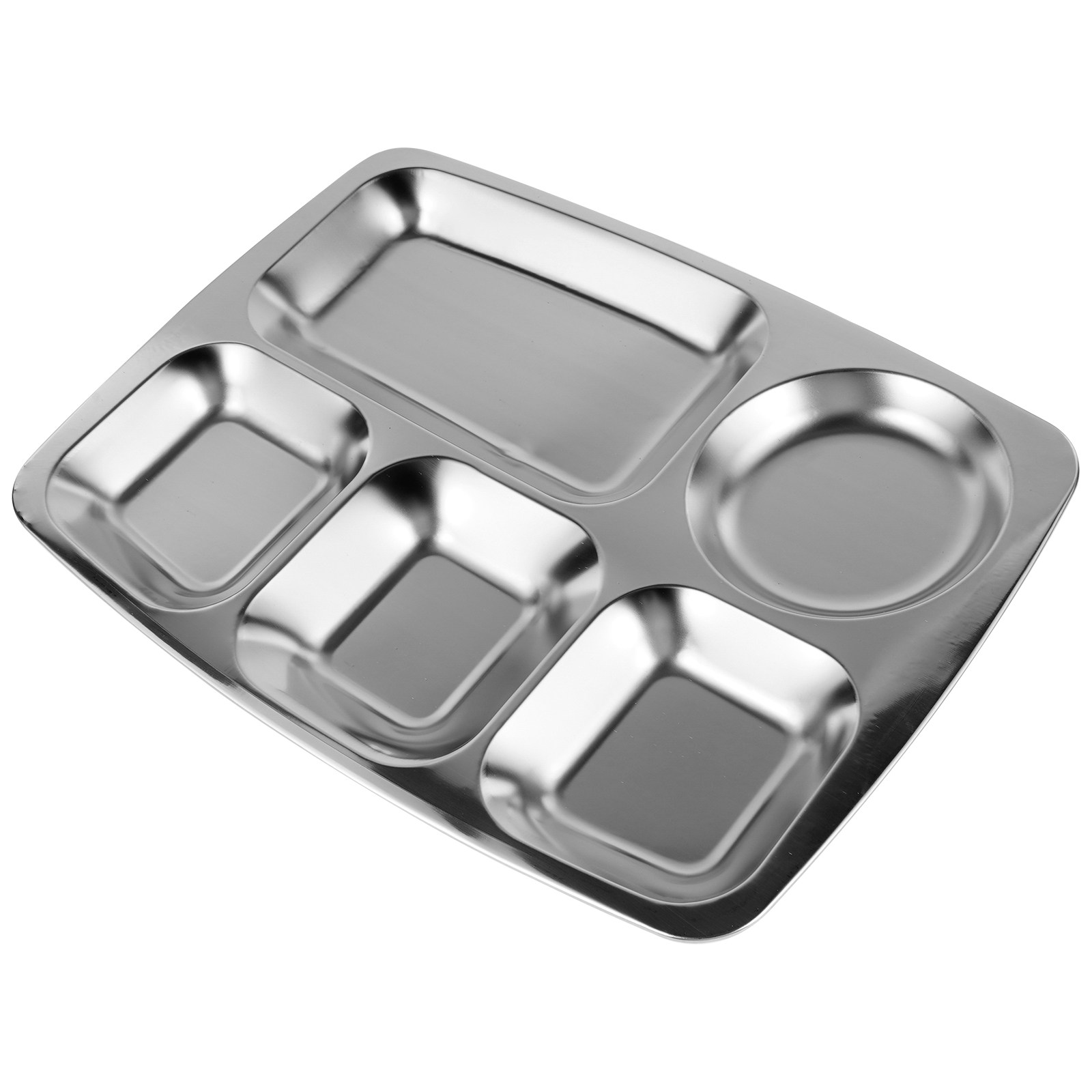 Stainless Steel Divided Food P - Nutrition & Fitness Hub reseña y precio