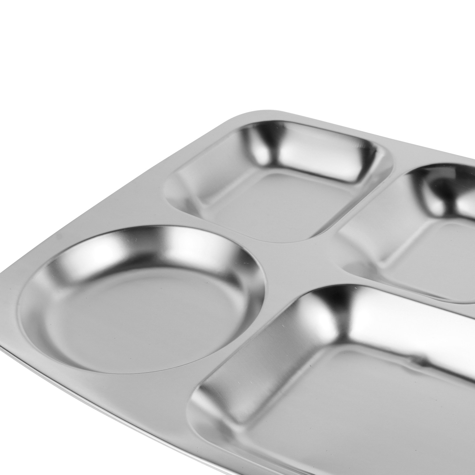 Stainless Steel Divided Food P - Nutrition & Fitness Hub reseña y precio
