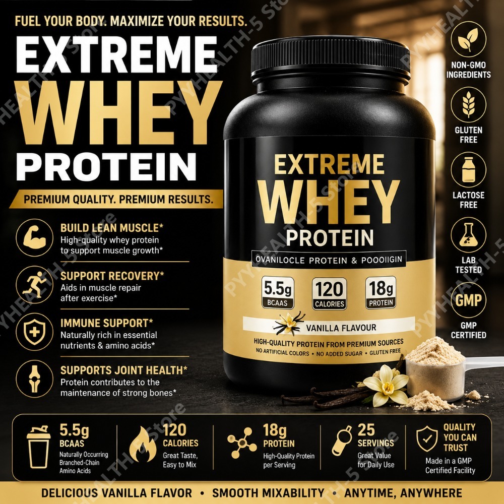 Vanilla Whey Protein Powder 2. - Fitness Nutrition Whey Protein reseña y precio