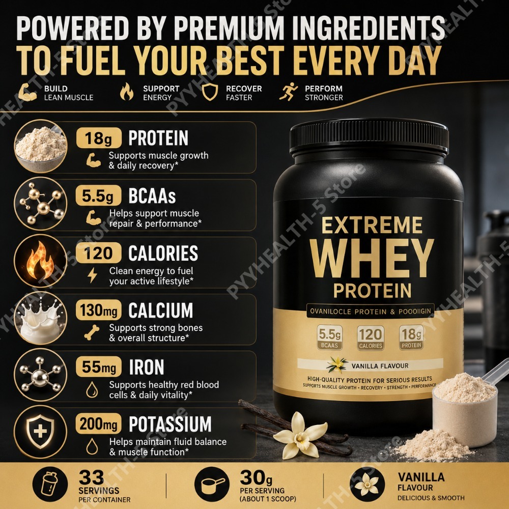 Vanilla Whey Protein Powder 2. - Fitness Nutrition Whey Protein reseña y precio