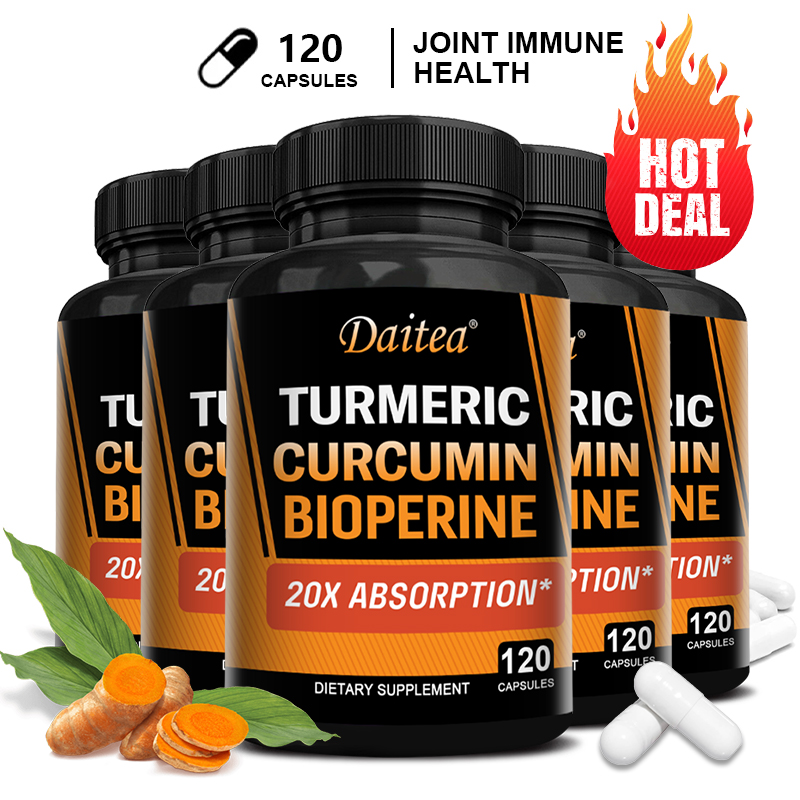 Turmeric Curcumin with BioPeri - Turmeric Curcumin Capsule reseña y precio