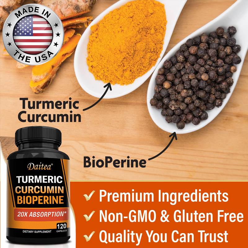 Turmeric Curcumin with BioPeri - Turmeric Curcumin Capsule reseña y precio