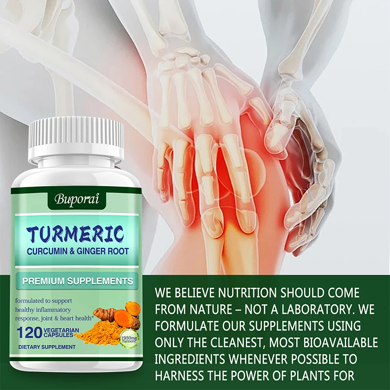 Turmeric Curcumin + Ginger Roo - Turmeric Curcumin Capsule reseña y precio