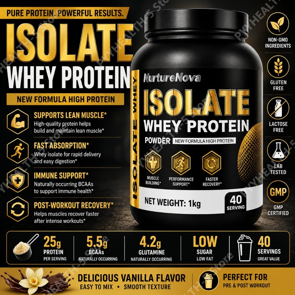 Isolate Whey Protein Powder 1k - Nutrition Sports Fitness reseña y precio