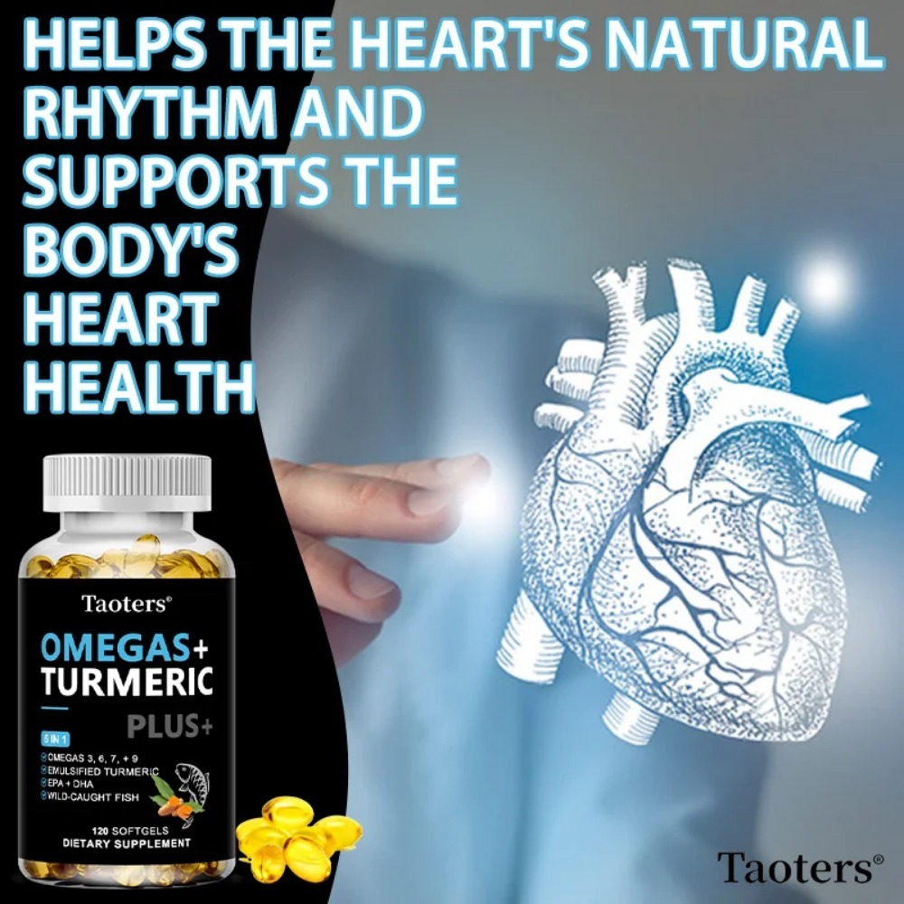 Omega 3 6 9 Supplement Plus -  - Turmeric Curcumin Capsule reseña y precio