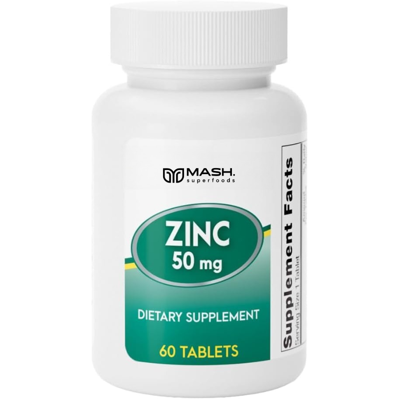 Zinc MG50 | Cleaning Label 50M - Zinc Supplement 50Mg reseña y precio
