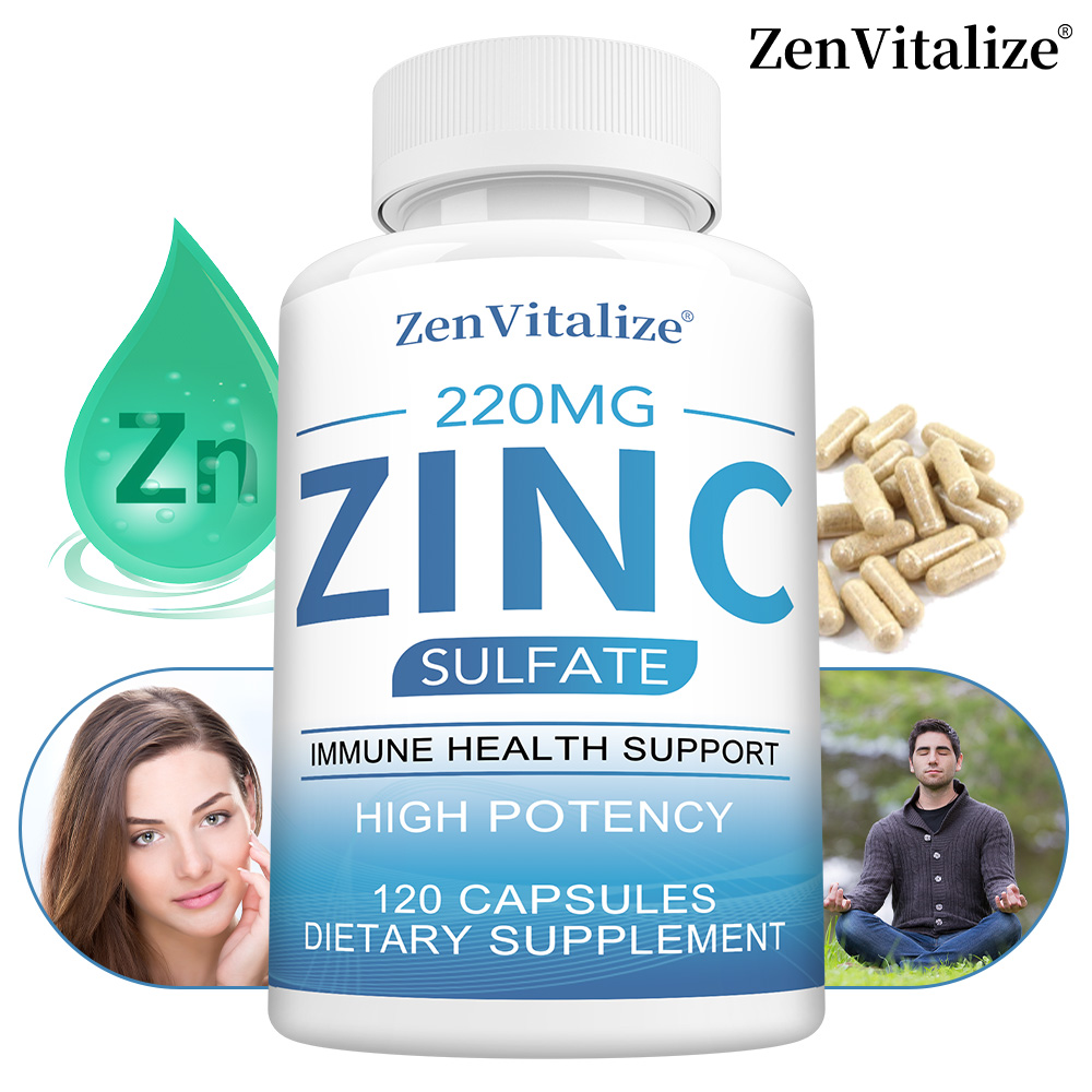 Zinc 50Mg Supplement Capsules  - Zinc Supplement 50Mg reseña y precio