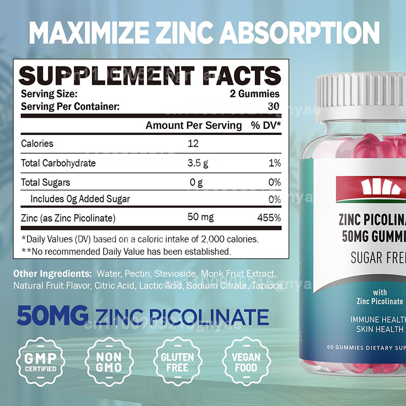 Zinc Immune Support Supplement - Zinc Supplement 50Mg reseña y precio